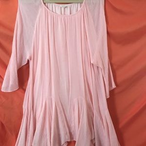 Mini dress.   Shoulder to hem approximately 38”